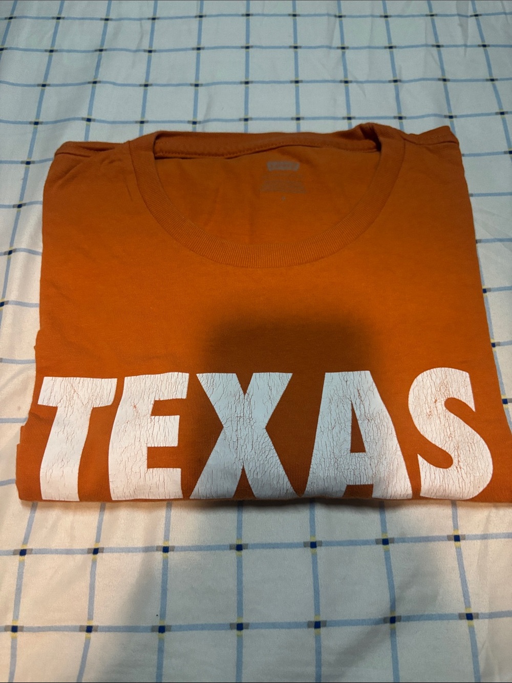 Levi's Orange Texas Graphic Short Sleeve Tee with White Lettering